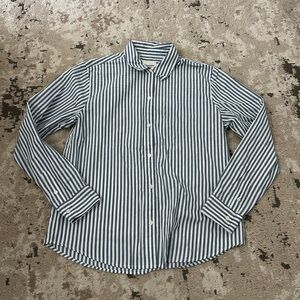 Abercrombie & Fitch Striped Button Up Top Size Medium